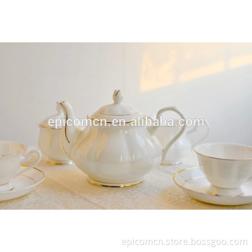 luxury giftware new bone china tea set, fine porcelain tea sets wholesale